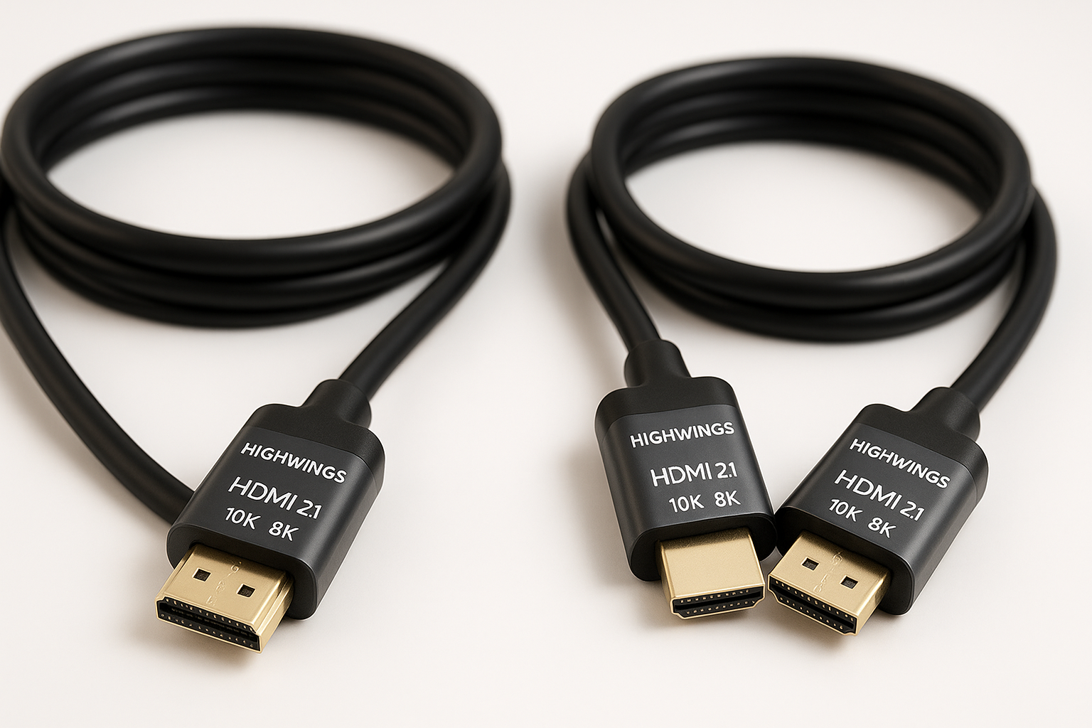 Highwings 10K 8K HDMI 2.1 Cable (2-Pack, 6.6FT) Review: Affordable Ultra High-Speed for Modern Displays